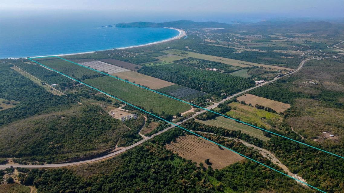 Ocean Front Lot Bahia Chamela
